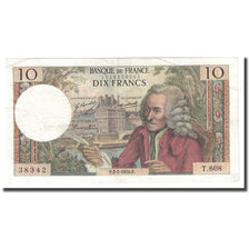 Frankreich, 10 Francs, Voltaire, 1970, 1970-07-02, SS+, Fayette:62.45, KM:147c