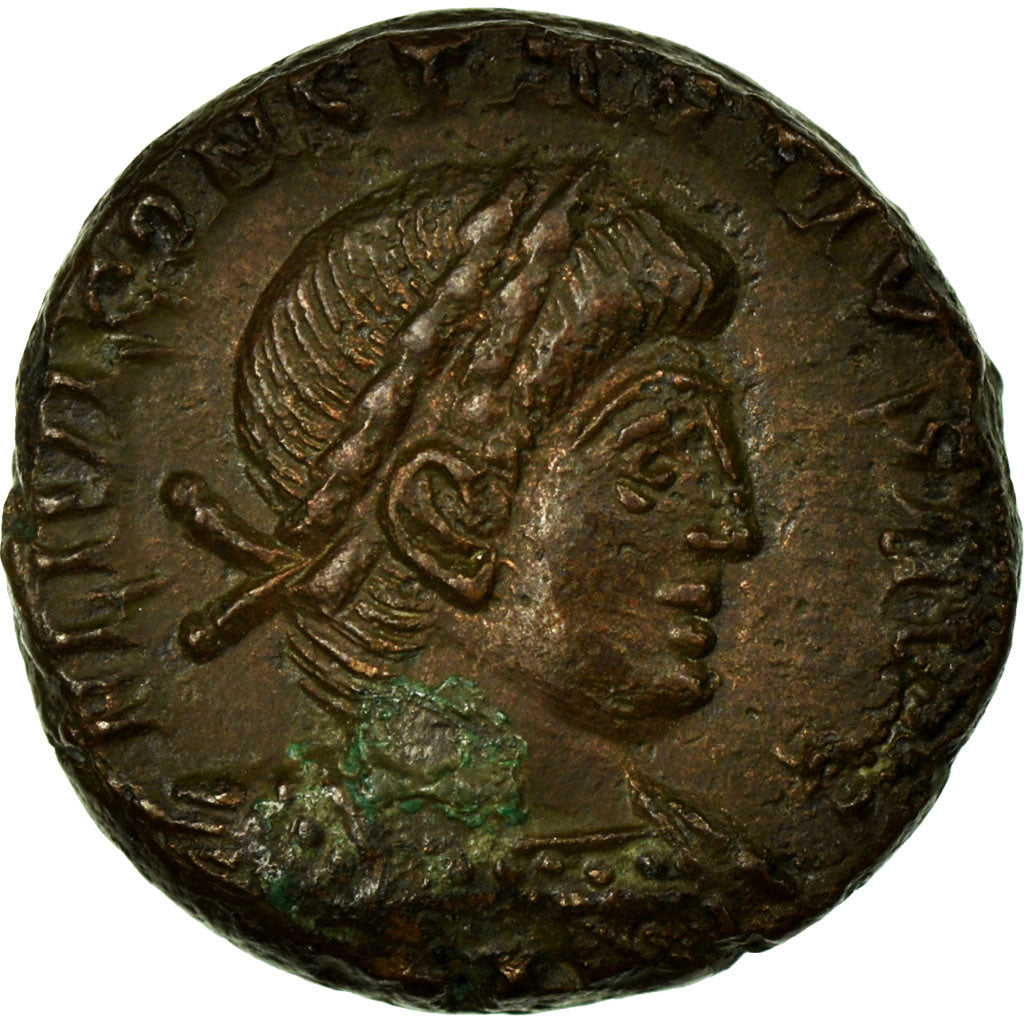 Constantius II, Nummus, Trier, Copper, AU(50-53), Cohen:91