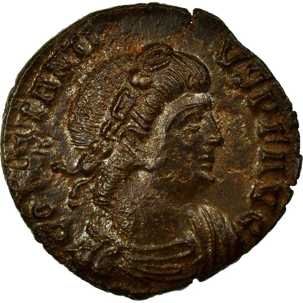 Constantius II, Nummus, Trier, Copper, AU(55-58), Cohen:99