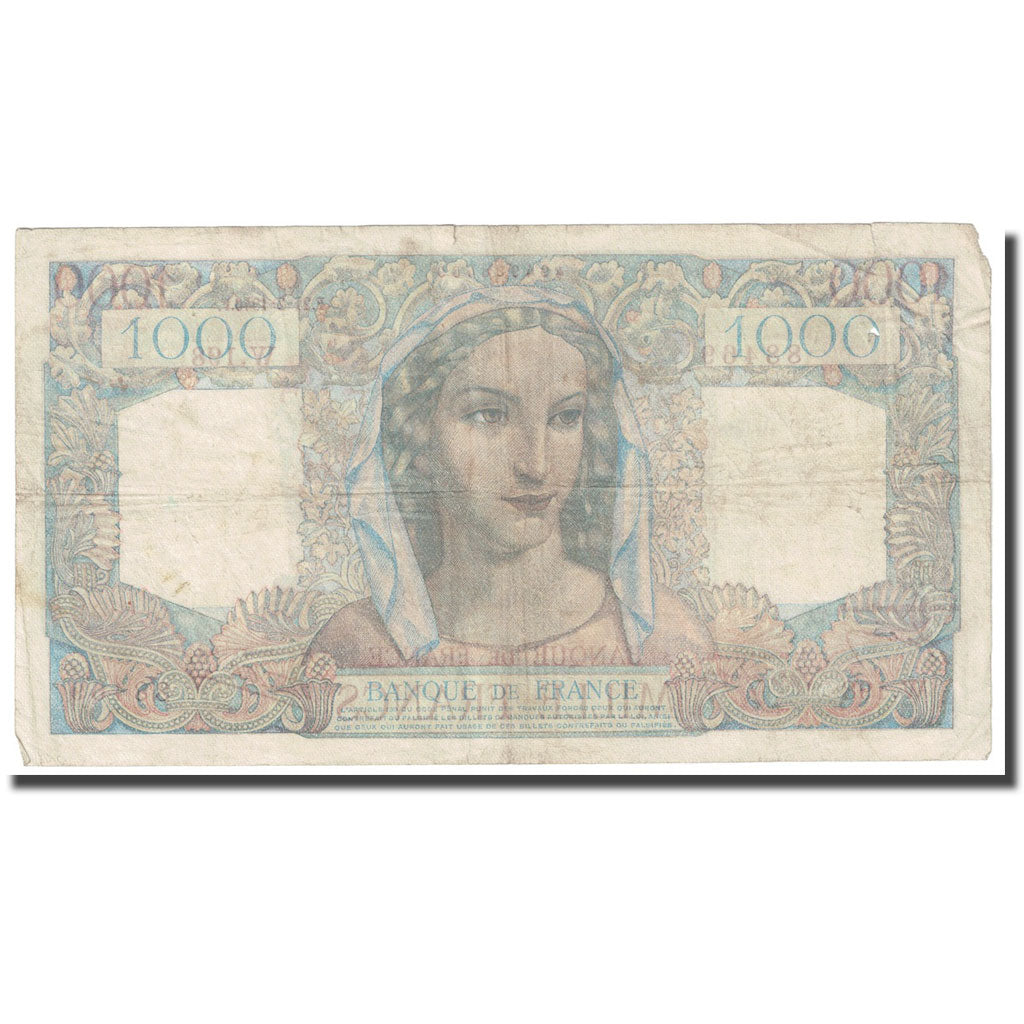 Francia, 1000 Francs, Minerve et Hercule, 1946, 1945-07-12, MB, Fayette:41.11
