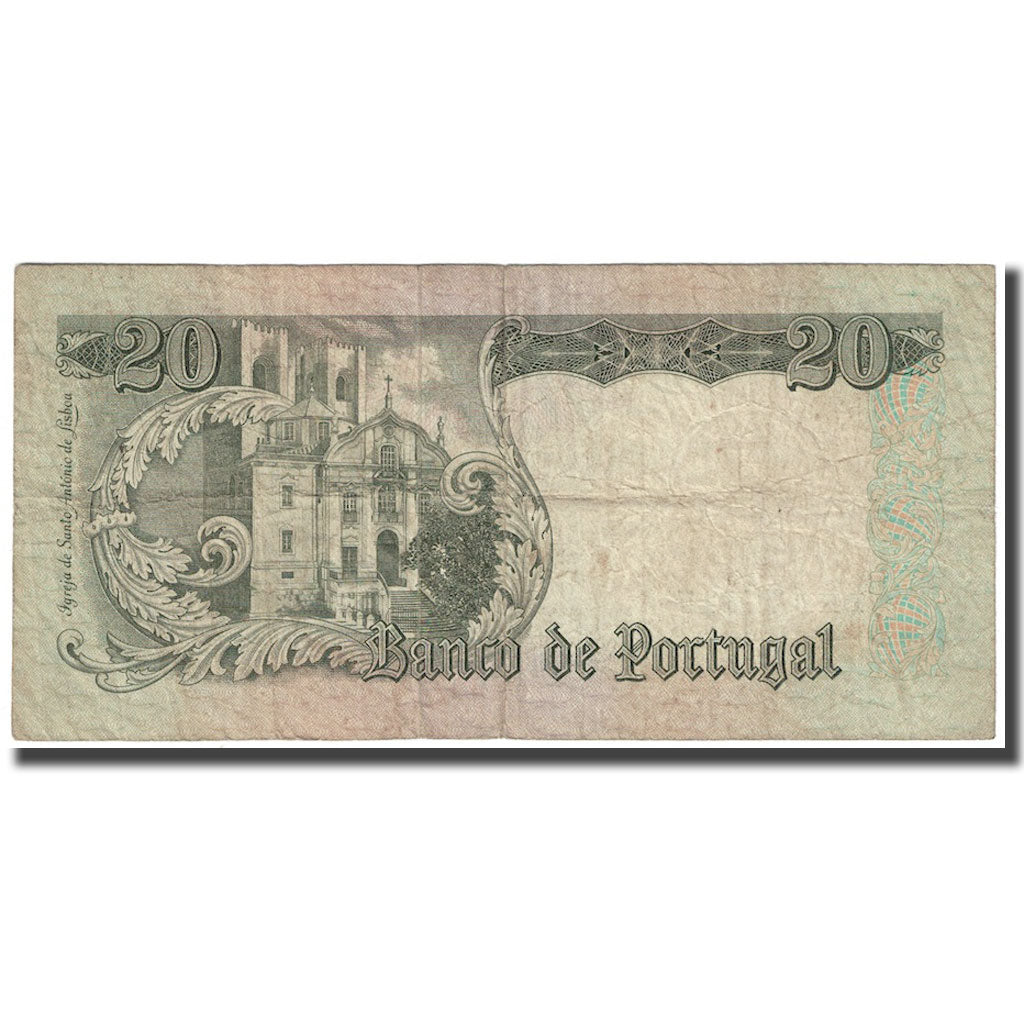Billete, 20 Escudos, 1964, Portugal, 1964-05-26, KM:167b, RC
