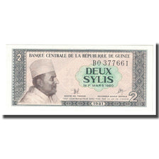 Biljet, Guinee, 2 Sylis, 1981, KM:21a, NIEUW
