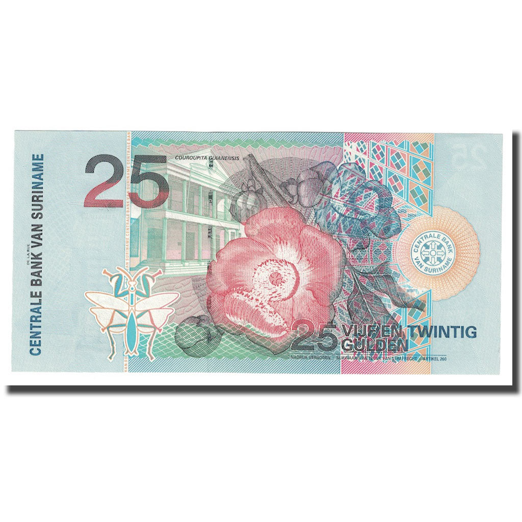 Banconote, Suriname, 25 Gulden, 2000, 2000-01-01, KM:148, FDS