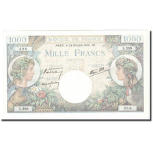 France, 1000 Francs, Commerce et Industrie, 1940, 1940-10-24, UNC(65-70)
