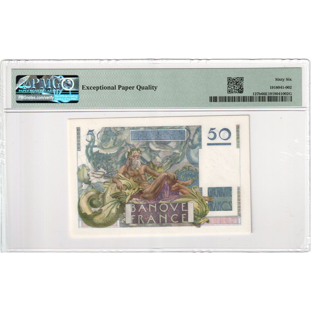 Francja, 50 Francs, Le Verrier, 1947-03-20, T.57, UNC(65-70)