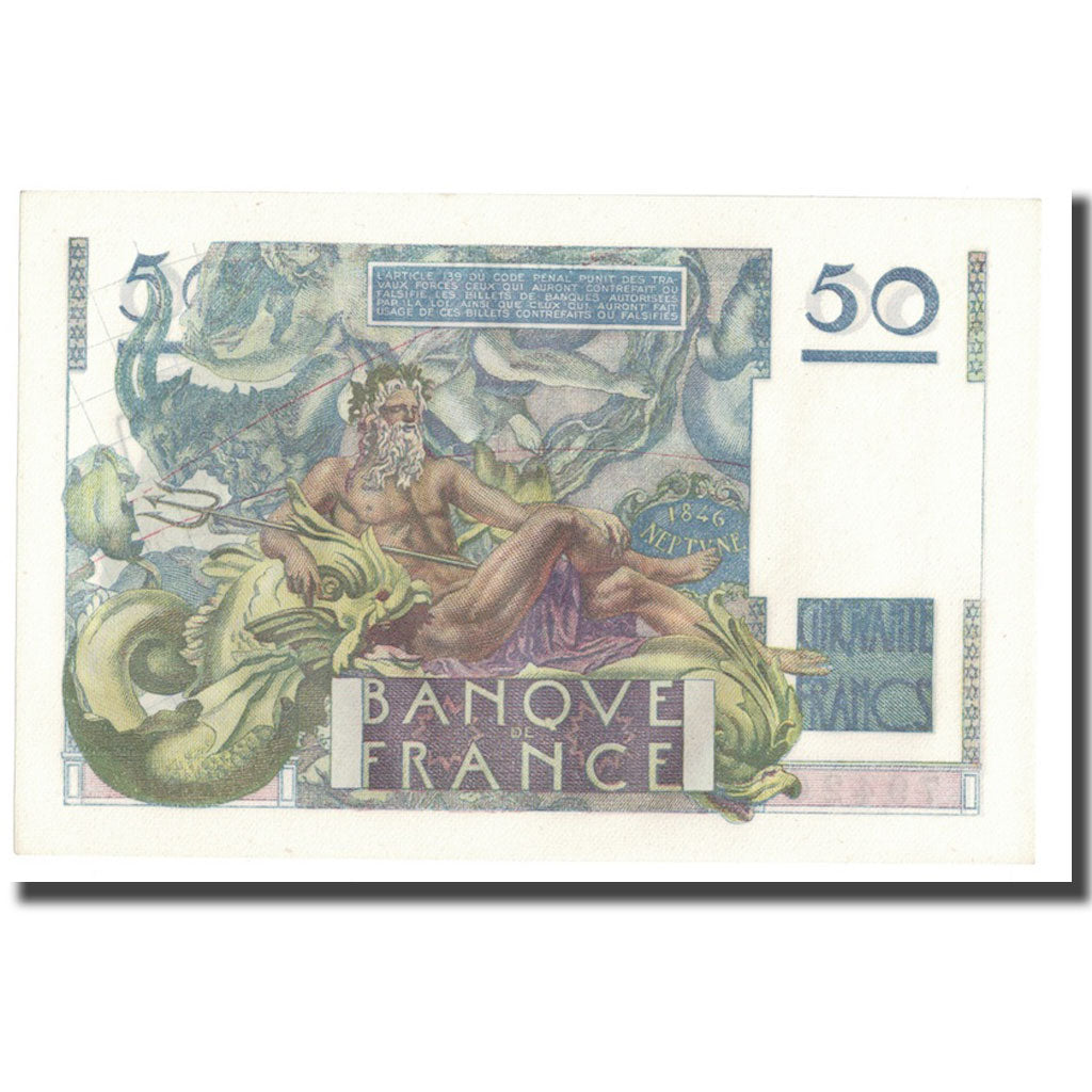 Francia, 50 Francs, Le Verrier, 1947-03-20, T.57, FDS
