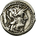 Domitia, Denarius, Silver, AU(50-53), Babelon:14