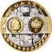 Monaco, Medal, L'Europe, Monaco, Politics, Society, War, MS(65-70), Silver