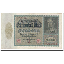 Banknote, Germany, 10,000 Mark, 1922, 1922-01-19, KM:70, EF(40-45)