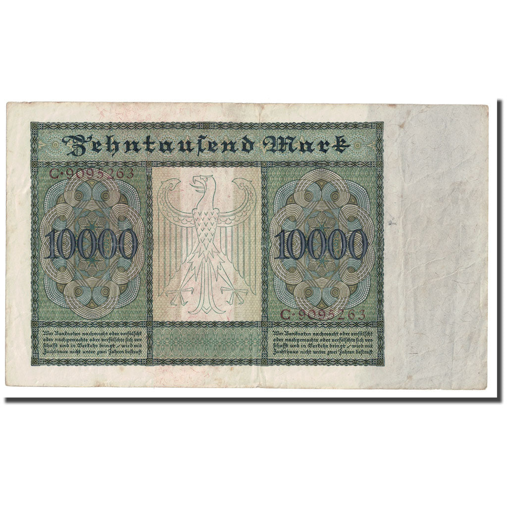 Banknote, Germany, 10,000 Mark, 1922, 1922-01-19, KM:70, EF(40-45)