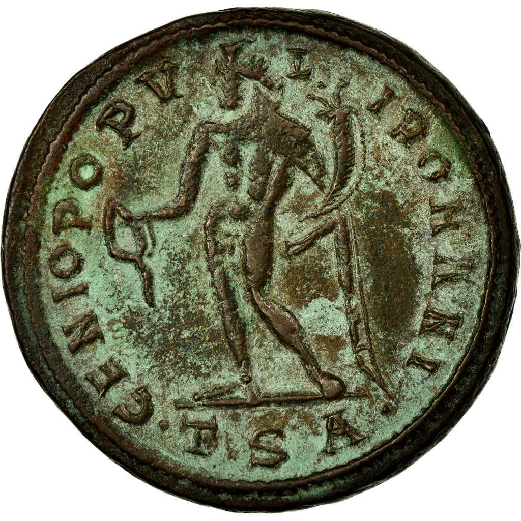 Diocletian, Follis, Thessalonica, Copper, AU(50-53), Cohen:105