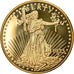 France, Medal, Reproduction Twenty Dollar Liberty, MS(65-70), Copper Gilt