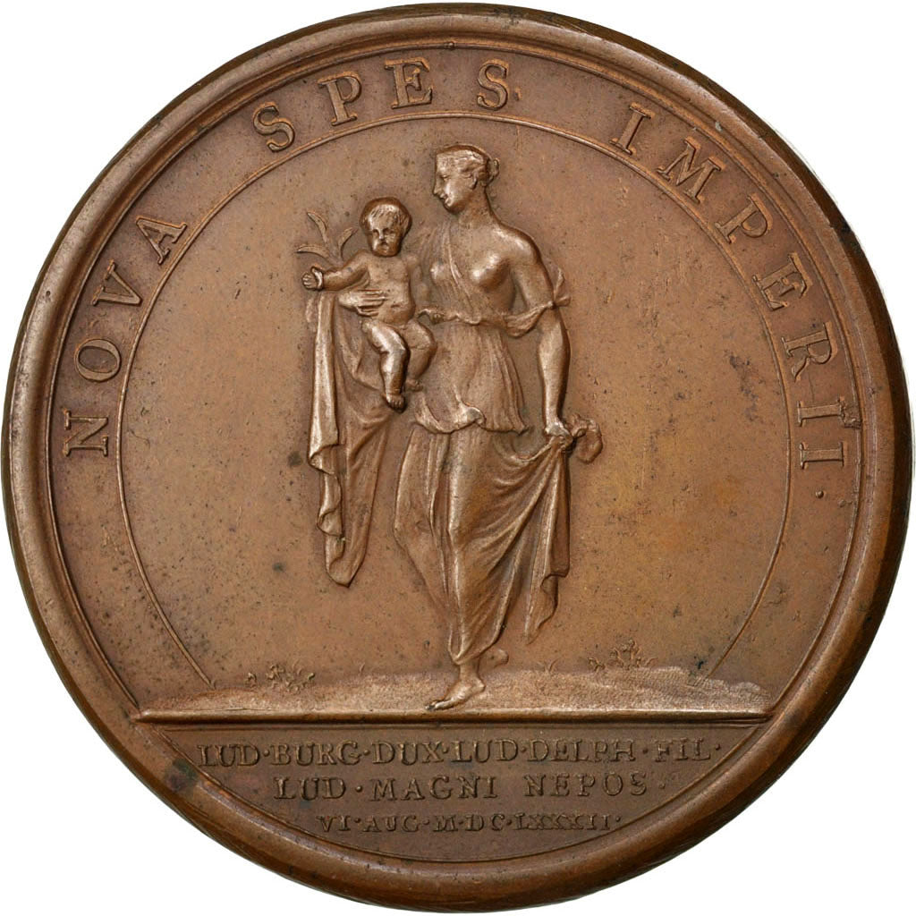 France, Médaille, Louis XIV, Cuivre, SUP, Divo:193
