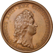 Frankreich, Medaille, Louis XIV, Kupfer, Mauger, VZ, Divo:84.