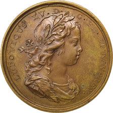 Francia, medaglia, Louis XV, Rame, SPL-, Divo:33