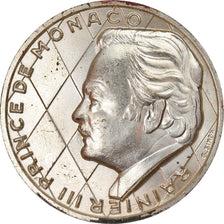 Monaco, Medal, Prince Rainier III, 1974, MS(60-62), Srebro