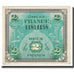 França, 2 Francs, Flag/France, 1944, AU(55-58), Fayette:VF16.1, KM:114a