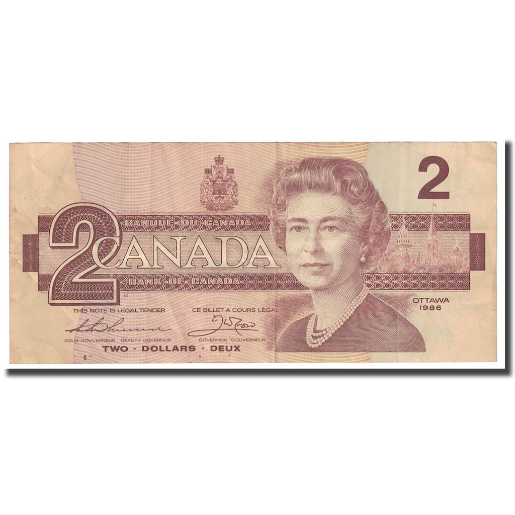 Banconote, Canada, 2 Dollars, 1986, KM:94b, BB