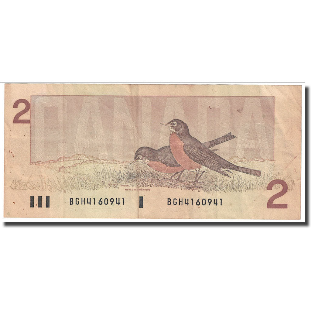 Banconote, Canada, 2 Dollars, 1986, KM:94b, BB
