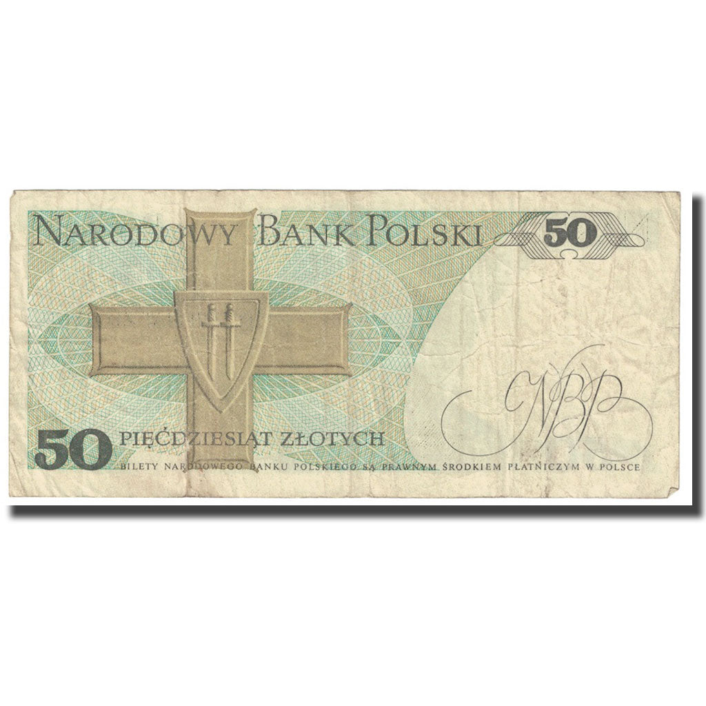 Geldschein, Polen, 50 Zlotych, 1975, 1975-05-09, KM:142a, S