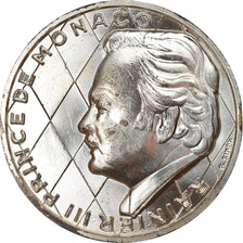 Monaco, Medal, Prince Rainier III, 1974, MS(60-62), Silver