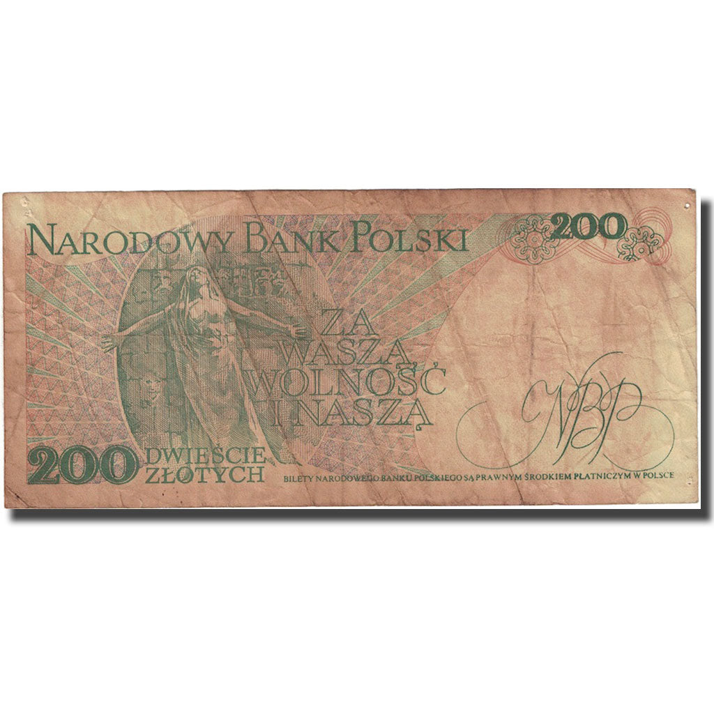 Geldschein, Polen, 200 Zlotych, 1986, 1986-06-01, KM:144c, SGE