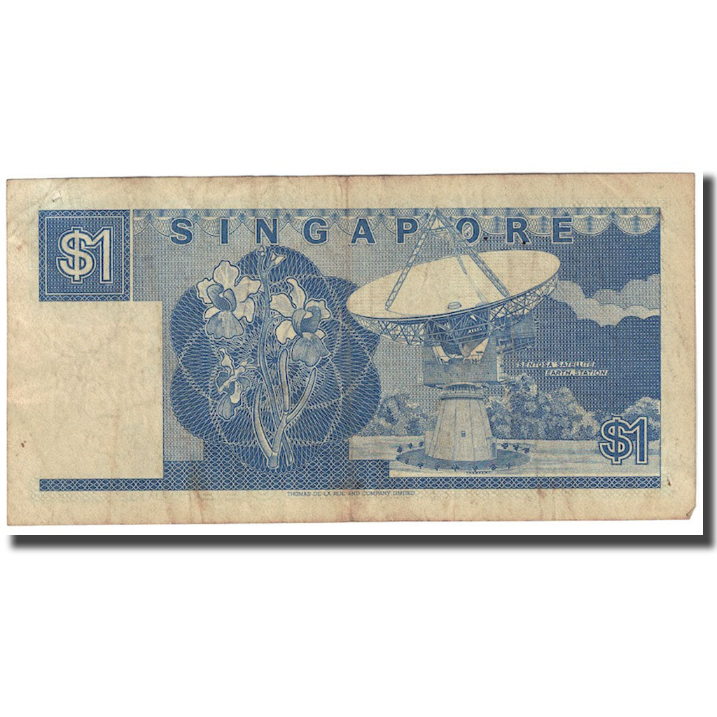 Billet, Singapour, 1 Dollar, Undated (1987), KM:18a, TB
