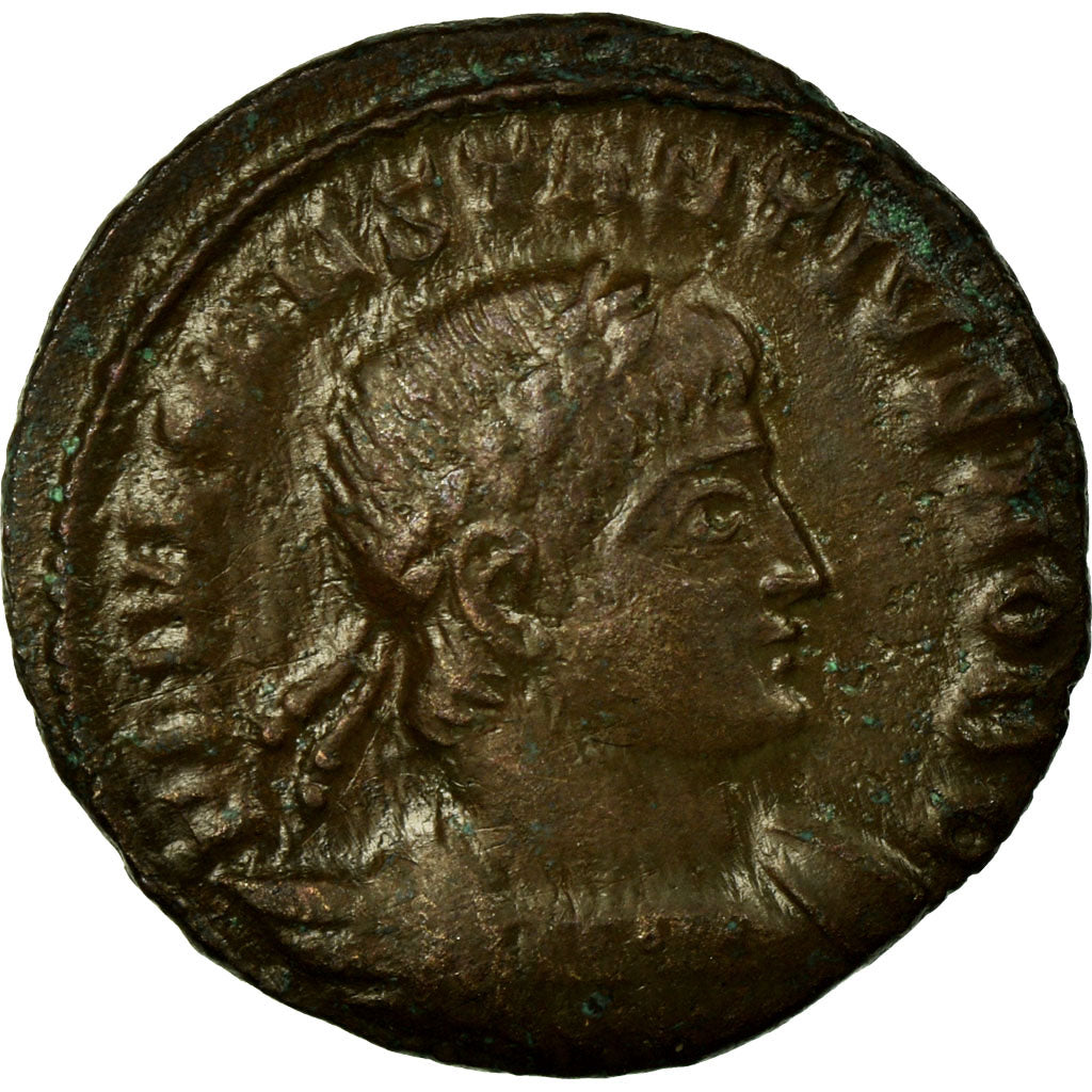 Constantine II, Nummus, Trier, Copper, AU(50-53), Cohen:129