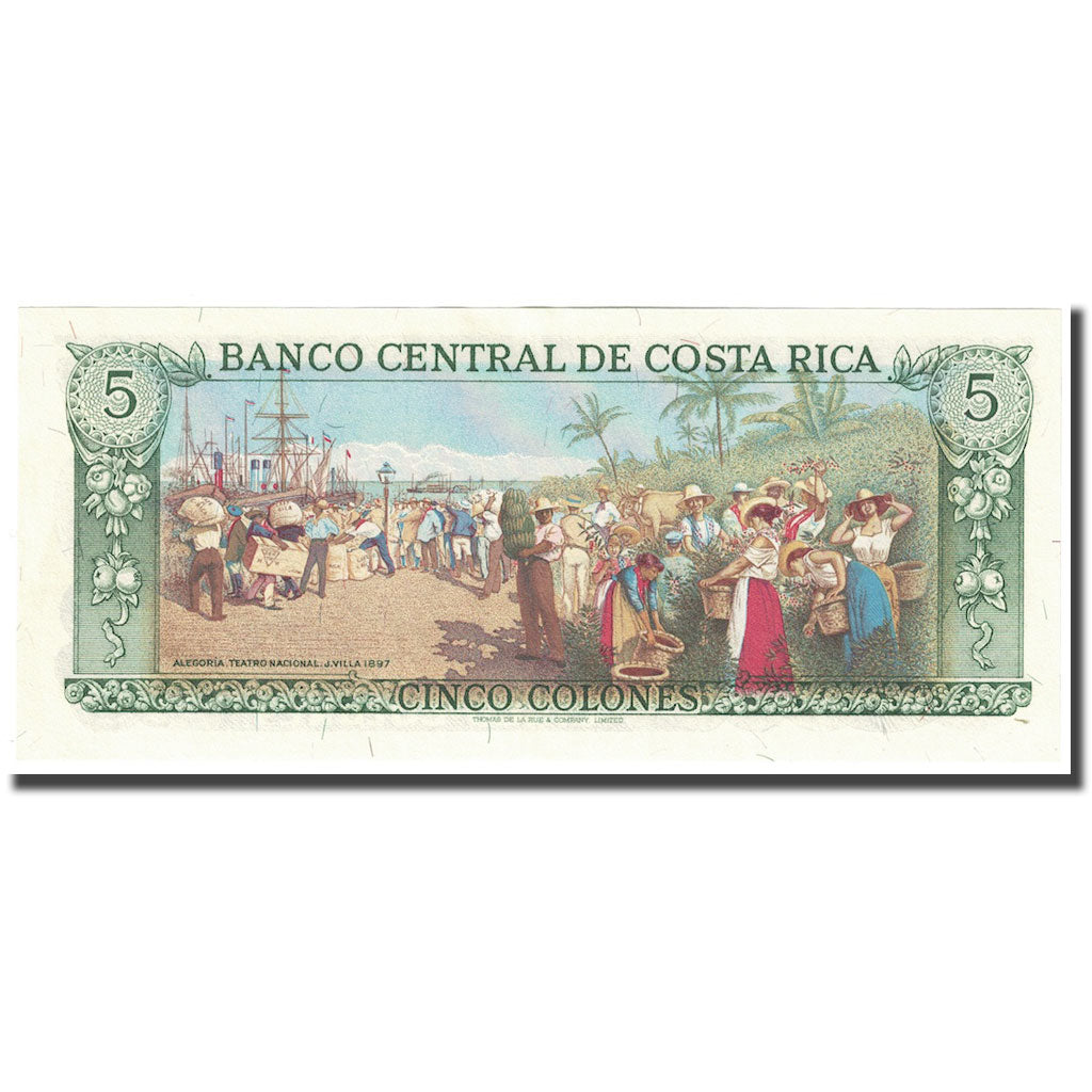Billet, Costa Rica, 5 Colones, 1983, 1983-04-07, KM:236x, NEUF