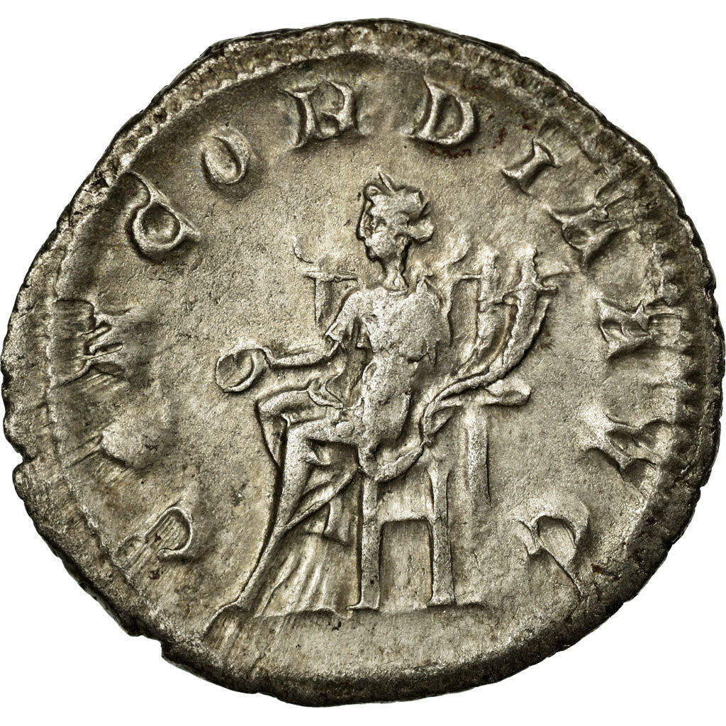 Gordian III, Antoninianus, Billon, AU(55-58), Cohen:50