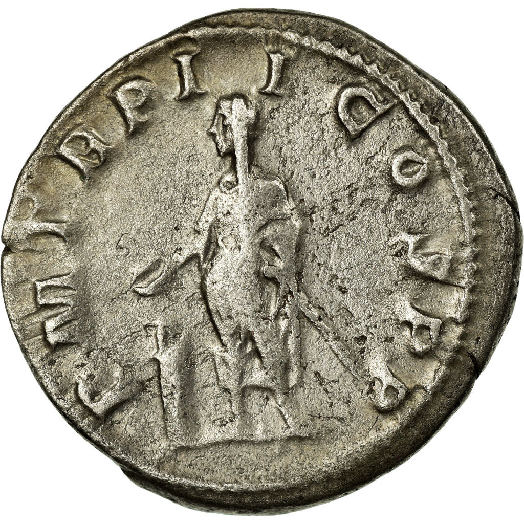 Gordian III, Antoninianus, Billon, AU(55-58), Cohen:216