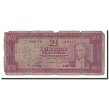 Banknote, Turkey, 2 1/2 Lira, 1957, 1957-07-01, KM:152a, VG(8-10)