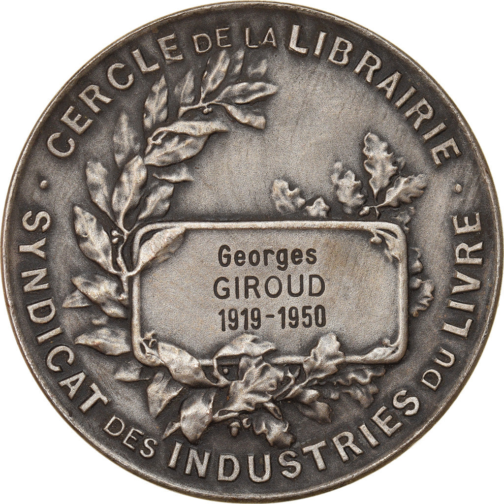 Frankreich, Medaille, Syndicat des Industries du Livre, Cercle de la Librairie