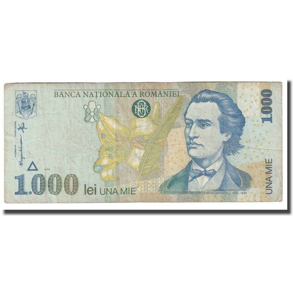 Geldschein, Rumänien, 1000 Lei, 1998, KM:106, SGE