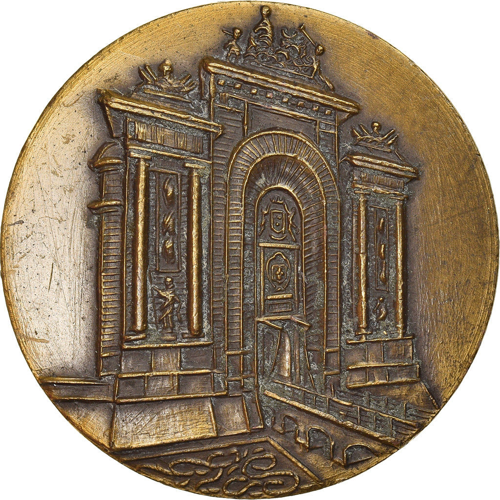 France, Token, Ville de Lille, Geography, 1974, AU(50-53), Bronze