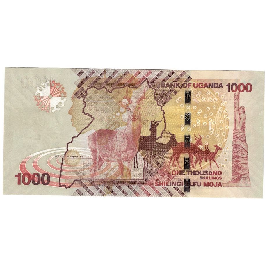 Billete, 1000 Shillings, 2010, Uganda, KM:49, UNC