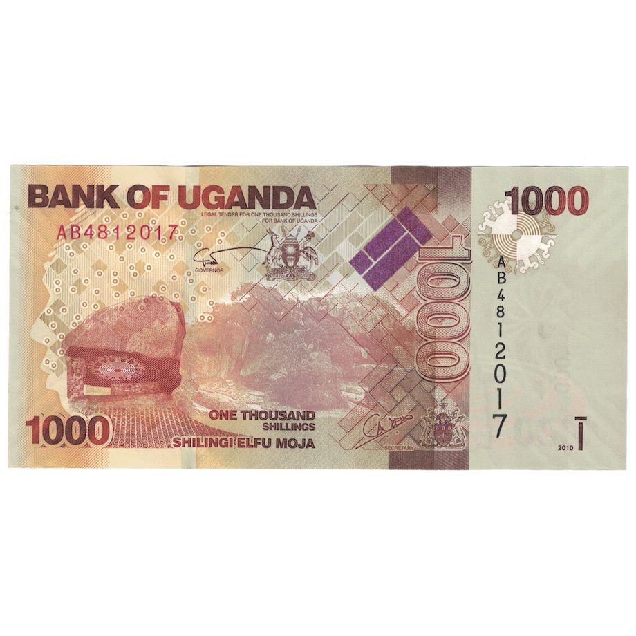 Billete, 1000 Shillings, 2010, Uganda, KM:49, UNC