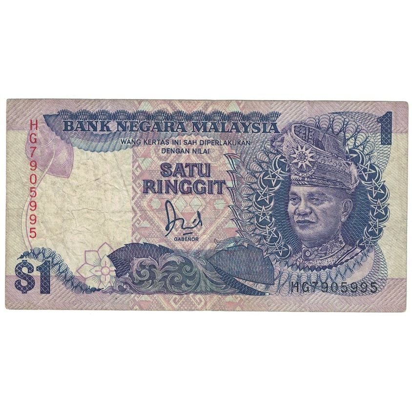 Banknot, Malezja, 1 Ringgit, 1989, KM:27b, F(12-15)