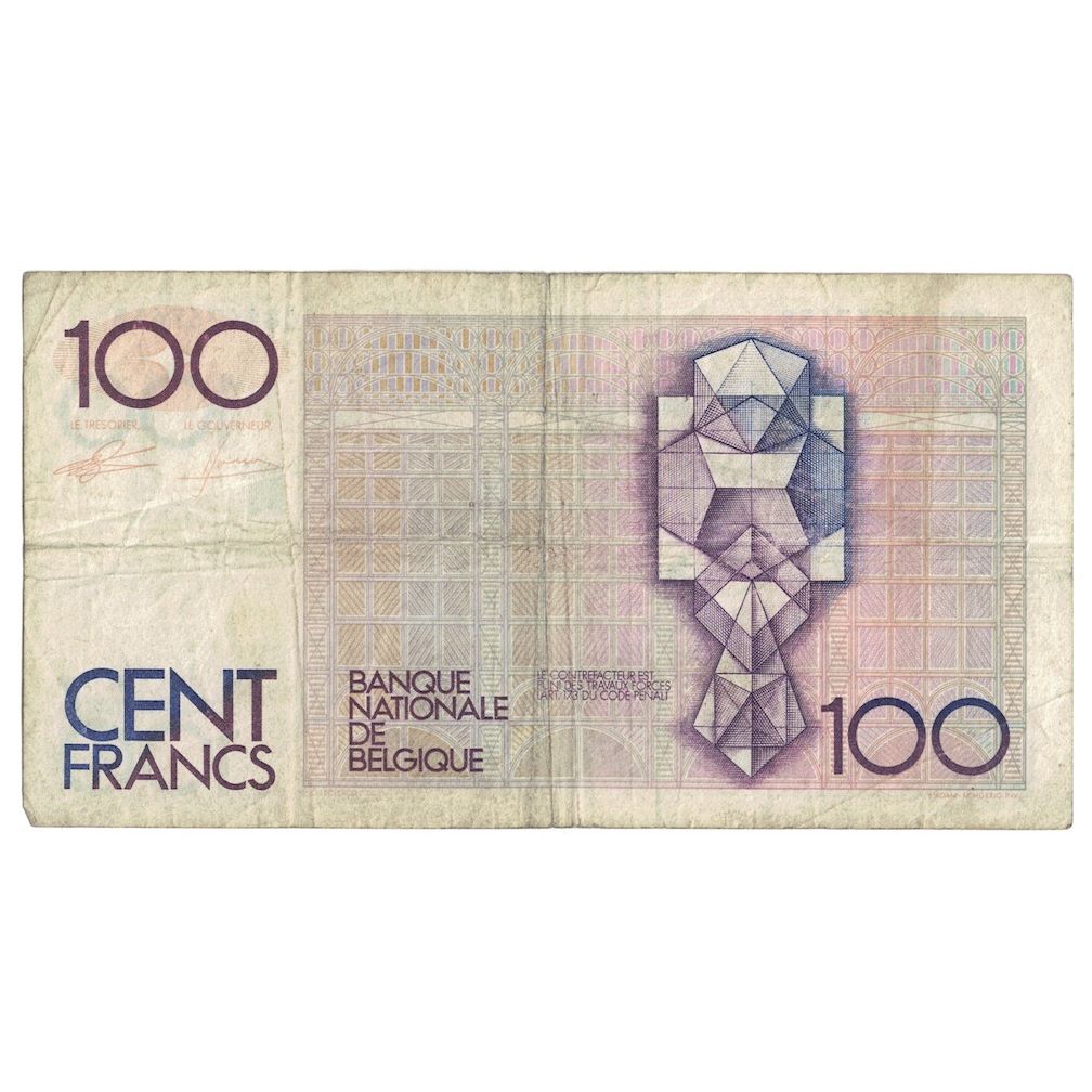 Banknote, Belgium, 100 Francs, 1982-1994, Undated (1982-1994), KM:142a, VG(8-10)