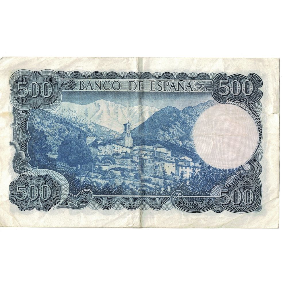 Banknote, Spain, 500 Pesetas, 1971, 1971-07-23, KM:153a, VF(20-25)