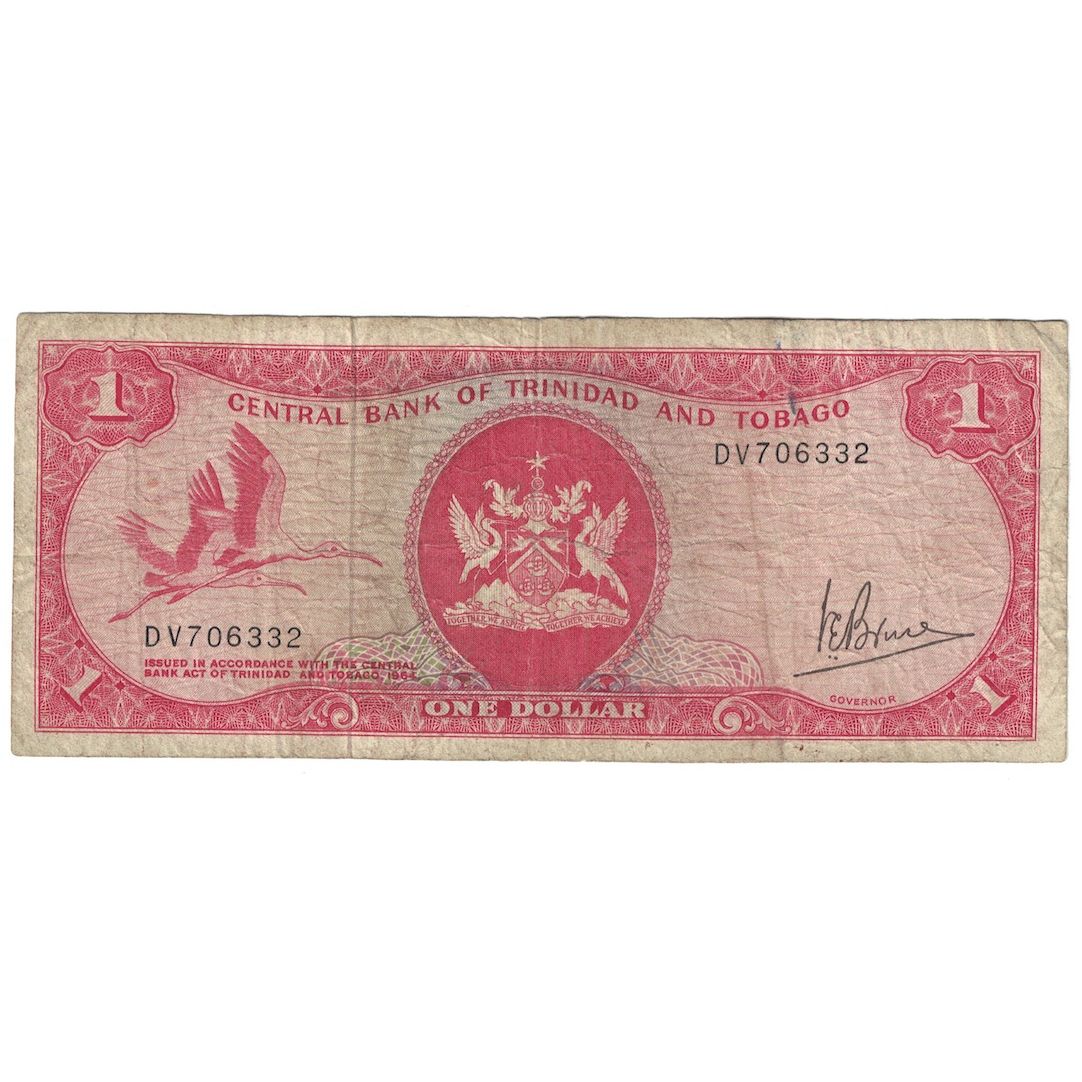 Banknote, Trinidad and Tobago, 1 Dollar, 1985, KM:36c, VG(8-10)