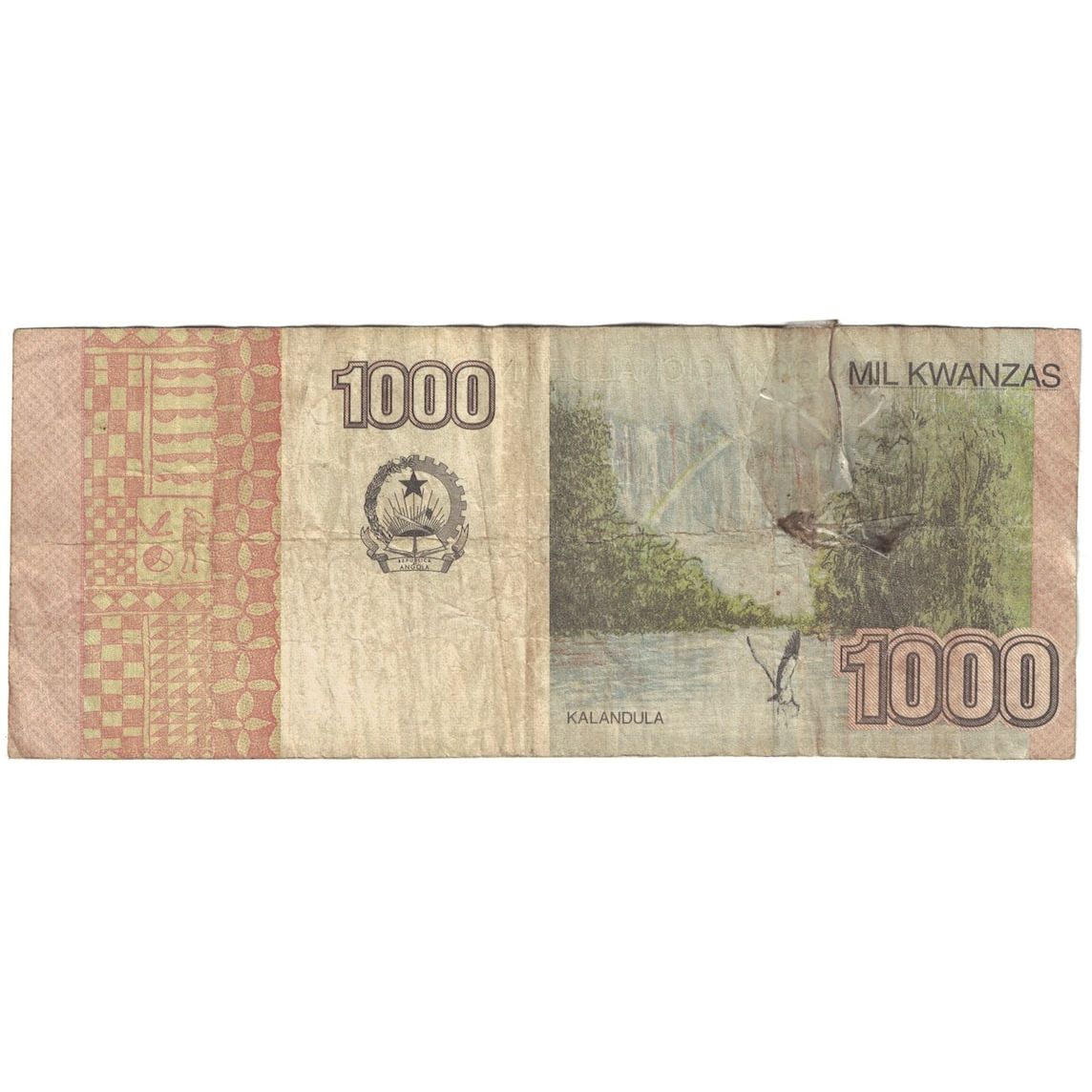 Biljet, Angola, 500 Kwanzas, 2012, 2012-10, KM:155, B