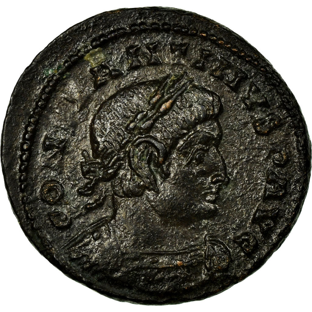 Constantine I, Nummus, Lyon - Lugdunum, Rame, BB+, Cohen:17