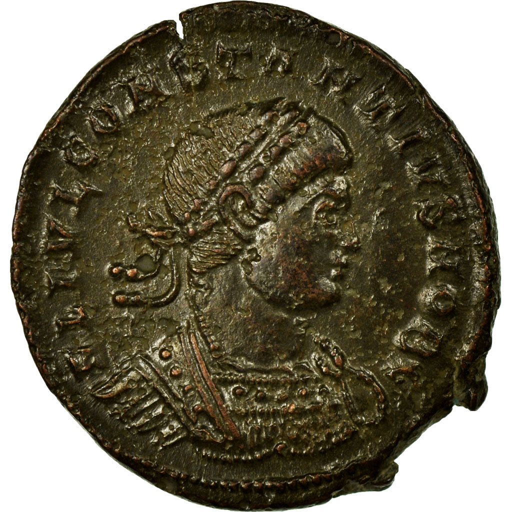 Constantin II, Nummus, Lugdunum, Cuivre, TTB+, Cohen:122