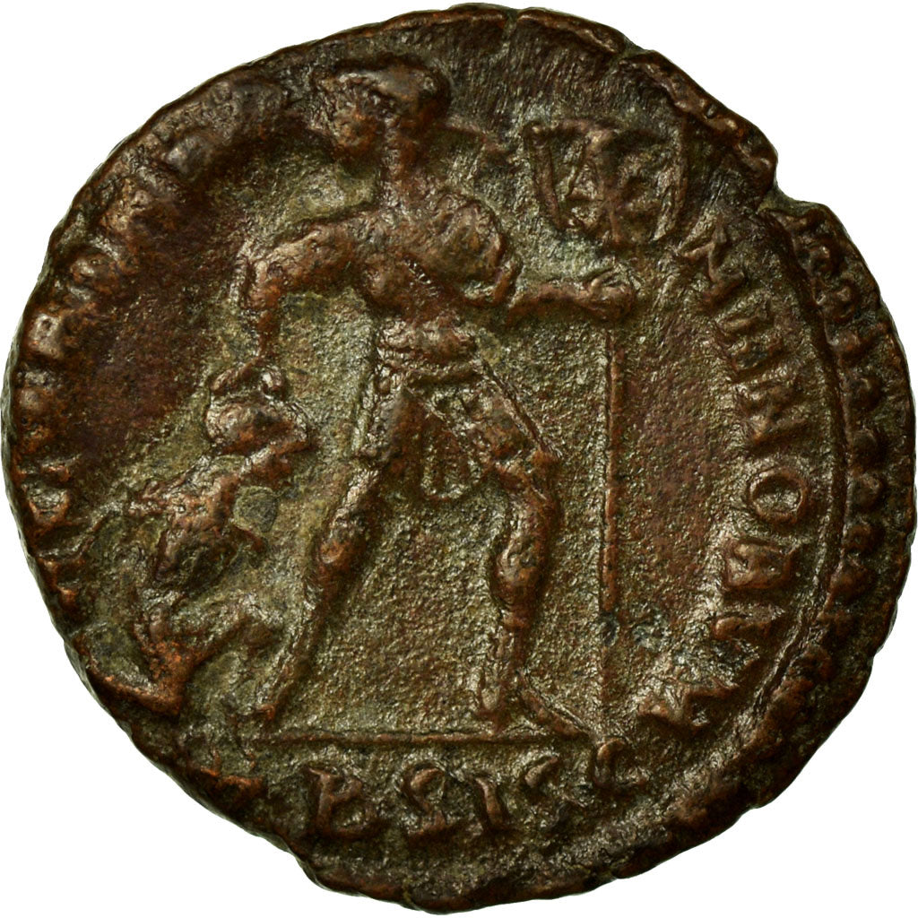 Valens, Nummus, Siscia, Copper, AU(50-53), Cohen:11