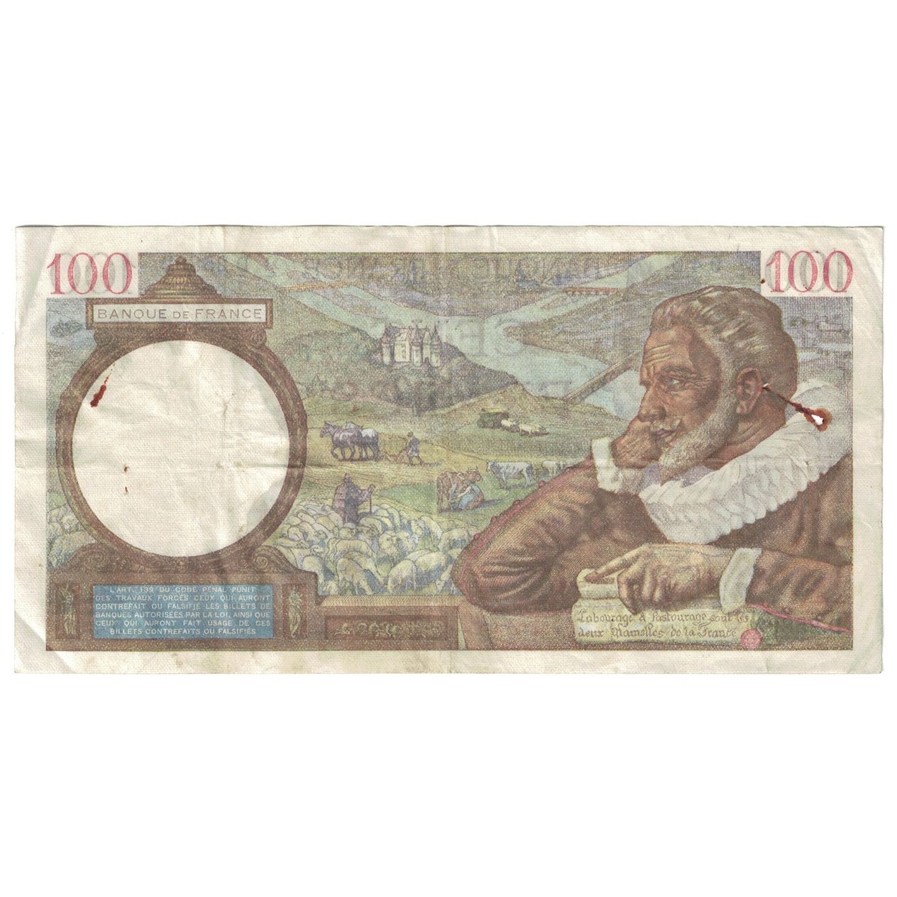 Frankreich, 100 Francs, Sully, 1941, 1941-11-06, S, Fayette:26.60, KM:94