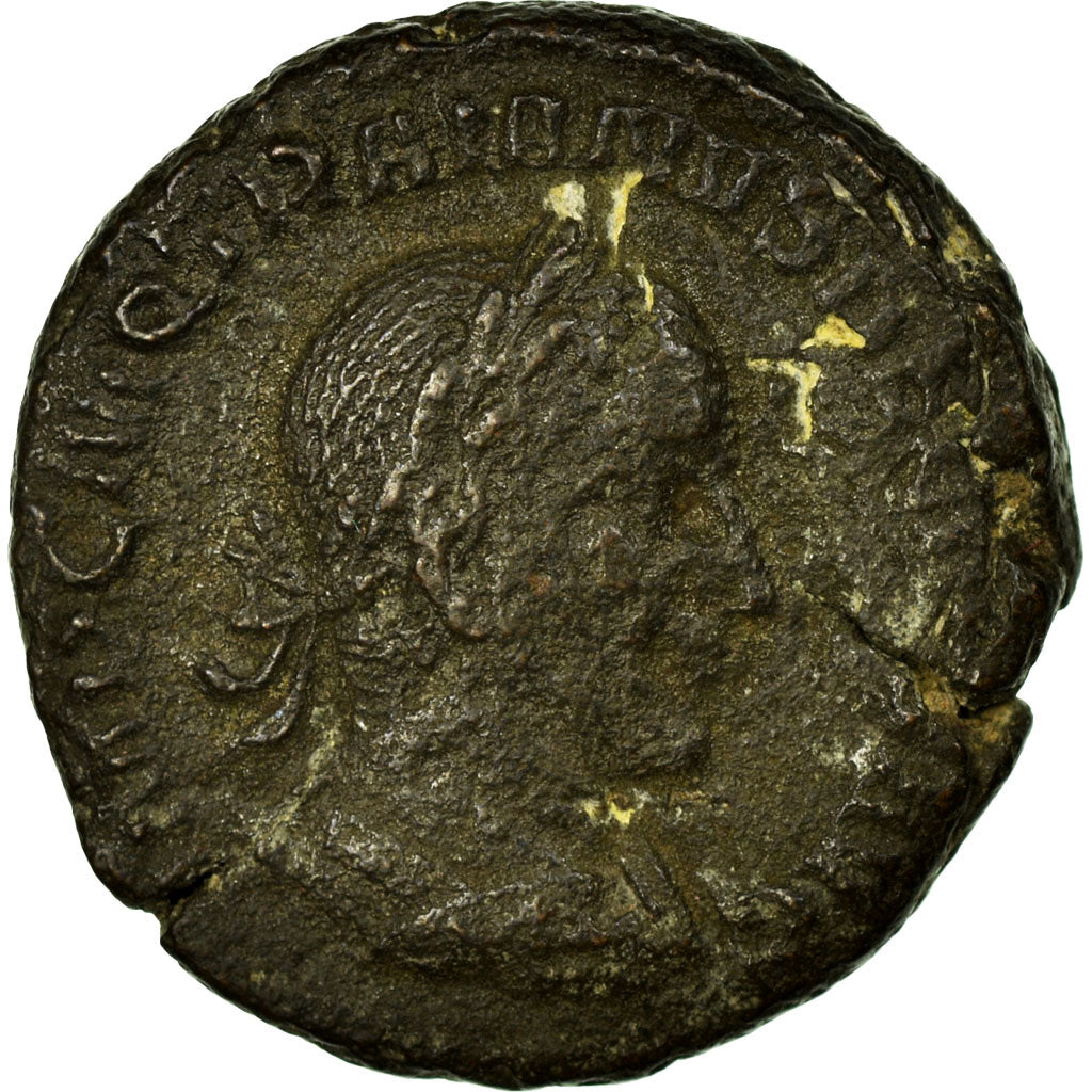Trajan Decius, As, Copper, EF(40-45), Cohen:71.
