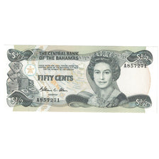 Geldschein, Bahamas, 1/2 Dollar, 2001, KM:68, UNZ