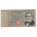 Banconote, Italia, 1000 Lire, 1969-1981, KM:101f, B+