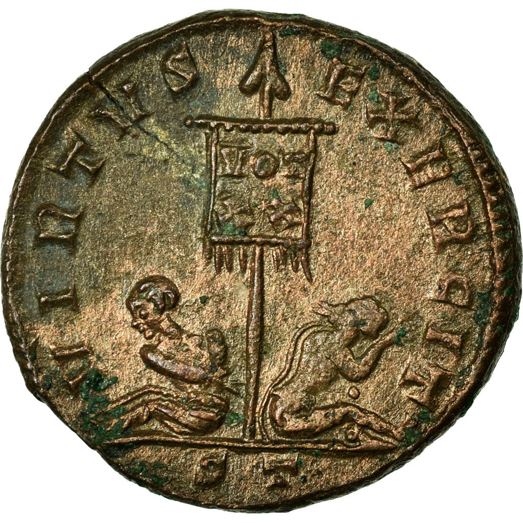 Constantine I, Nummus, Ticinum, Copper, AU(50-53), Cohen:693